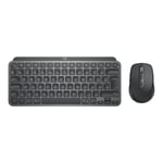 Logitech MX Keys Mini Combo for Business - sats med tangentbord och mus - QWERTZ - tysk - grafit Inmatningsenhet