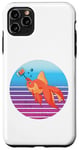 Coque pour iPhone 11 Pro Max Selfie Fish Goldfish Humorous Underwater Selfie Stick Ocean
