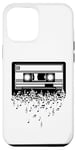 Coque pour iPhone 12 Pro Max Cassette art musique cassette art rétro vintage musique