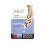 SHEHAND Luxory Golden Gloves Masque adoucissant pour les mains en forme de gants, 1 paire