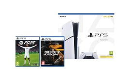 SONY PlayStation 5 Console with EA SPORTS FC 25 & Call Of Duty : Black Ops 6