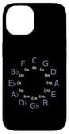 iPhone 14 Circle Of Fifths/Fourths Music Theory Tool for Musicians Case