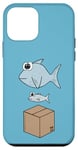 iPhone 12 mini Big Fish Little Fish Cardboard Box, Dad Dancing Dancer Funny Case