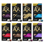 L’Or Espresso Café – 80 capsules assortiment de 8 variétés - compatibles Nespresso ®*(lot de 8 x10) (L'emballage peut varier)