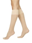 2-Pack Elin Premium Knee-Highs Beige Swedish Stockings