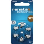 Pile bouton za 312 zinc-air Renata 165 mAh 1.4 v 6 pc(s) Y453661