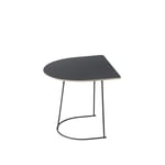 Muuto - Airy Coffee Table - Half Size, Utförande - Svart - Svart - Svart - Soffbord - Metall/Trä