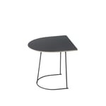 Muuto - Airy Coffee Table - Half Size, Utförande - Svart - Soffbord - Cecilie Manz - Svart - Metall/Trä