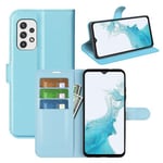 Galaxy A23      Pu Wallet Case    [Lightblue]