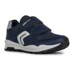 Geox J Pavel B Sneaker, Navy, 7 UK Child