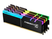 G.Skill TridentZ RGB Series - DDR4 - kit - 64 Go: 4 x 16 Go - DIMM 288 broches - 3600 MHz / PC4-28800 - CL16 - 1.35 V - mémoire sans tampon - non ECC