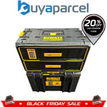 Dewalt Toughsystem Box DWST83295-1 Mobile Storage Box Trolley 2 Piece Set