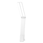 Lampe de Bureau à Double TêTe led pour Bureau à Domicile, Lampe de Bureau Portable avec Grande D'éClairage, Lampe de Bureau pour Enfants, Blanc de