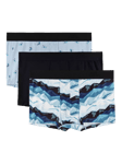 JustWears Pro Ski Print Trunks, Pack of 3, Winter Wipeout Collection