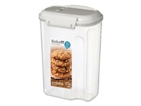 Sistema Klip It Mini Bakery Storage Container, Clear/white, 985 Ml