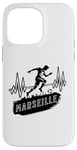 Coque pour iPhone 14 Pro Max Cadeau Supporter Marseille Foot marseillais