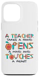 Coque pour iPhone 13 Pro Max Teacher Takes A Hand Referendar Professeur Pédagogue Professeur