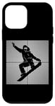 Coque pour iPhone 12 mini Snowboarder Snowboarding Skilift Snowboardeur Snowboard