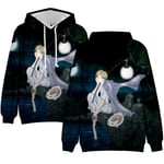 CAFINI Sweat À Capuche Unisexe Anime 3D Imprimé Livre des Amis De Natsume Madara Pull Sweat Périphérique Japonais Bande Dessinée Cadeau(2XS-4XL)