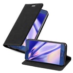 Cadorabo Housse Compatible Avec Honor 8 / 8 Premium En Noir Nuit - Étui De Protection Avec Fermeture Magnétique, Fonction De Support Et Compartiment Pour Carte