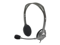 Logitech H111 - Headset - på örat - kabelansluten - 3,5 mm kontakt