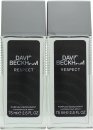 David Beckham Respect Deodorant Spray 2x 75ml