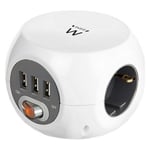 Forlængerledning Spand Ewent EW3939 USB 5V 2A (1,5 m)