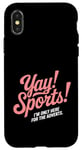 Coque pour iPhone X/XS Big Game Super Publicités Football Ironic Sports Publicités