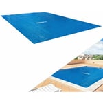 Bâche thermique bâche solaire chauffage solaire piscine 5,49x2,74m Bleu - Arebos