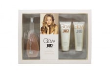 JENNIFER LOPEZ GLOW GIFT SET 100ML EDT +  75ML BODY LOTION + 75ML SHOWER GEL