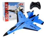 Hot SU-35 RC Kaukosäädin Lentokone 2.4G Kaukosäädin Fighter Hobby Lentokone Purjelentokone EPP Foam Lelut RC Lentokone Valolla