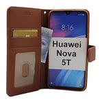 New Standcase Wallet Huawei Nova 5T (Brun)