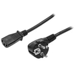 StarTech.com Cordon d'alimentation PC de 3m - Câble Alimentation, 18AWG, 10A 250V - Cordon d'alimentation pour Ordinateur Schuko CEE 7/7 à IEC 60320 C13 - Câble TV/Moniteur (713E-3M-POWER-CORD)