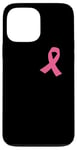 Coque pour iPhone 13 Pro Max Ruban rose sensibilisation au cancer du sein Nous portons du rose en octobre