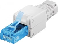 RJ45 stik Cat 6A UTP - Værktøjsfri