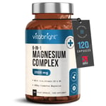 Magnesium Complex 6 in 1 2500mg from 3 Capsule Serving Magnesium Glycinate Ci...