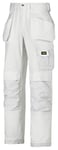 Snickers 32140909046 Canvas+ Pantalon d'artisan Taille 46 Blanc