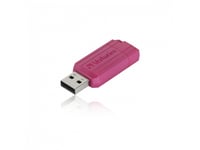 Verbatim Pinstripe, 128 Gb, Usb Type-A, 2.0, 12 Mb/S, Keps, Rosa