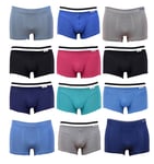 Boxer Dim Homme En Coton Stretch Ultra Confort -Assortiment Modèles Photos Selon Arrivages- Pack De 6 Boxers