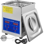 VEVOR Professional Ultrasonic Cleaner - Digital justerbar temperatur - 2L