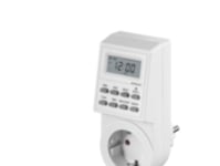 Microconnect Grutimer1, Daglig Timer/Veckotimer, Vit, Digital, Lcd, Knappar, 7 Dagar