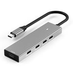 Xclio 4 Port USB Type-C to USB 3.2 Gen2 Type-A Hub