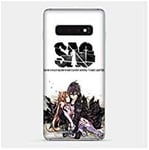 Coque pour Samsung Galaxy S10 Manga SAO Sword Art Online Blanc