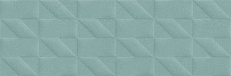 Casa39 Marazzi Outfit Turquoise Structure Tetris 3D 25x76 cm M129 Carrelage c...