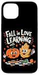 iPhone 13 Retro Fall In Love With Learning - Autumn Pumpkin Teacher V2 Case