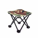 Chaise De Pêche Pliante Légère Avec Sac De Rangement (Petit Camouflage), Tabouret Pliant Chaise Pliante D'extérieur, Tabouret De Barbecue Léger, Convient Pour La Pêche En Plein Air, Les Pique-Niques,