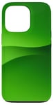 Coque pour iPhone 13 Pro Design abstrait vert minimaliste