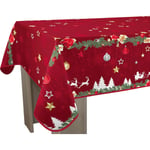 Nappe Anti-taches Noël Rouge - Rectangle 150 x 240 cm