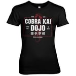 Hybris Cobra Kai Dojo Girly Tee (Black,XL)