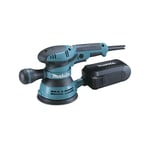 Ponceuse excentrique Makita BO5041J en coffret MakPac - 300W - Ø125mm + 1 Abrasif